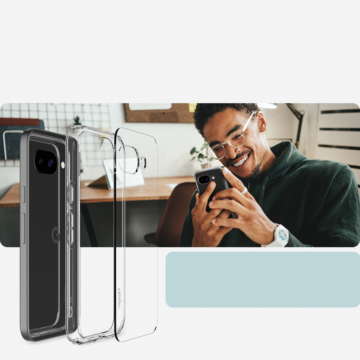 Etui Spigen Ultra Hybrid do Google Pixel 9A, przezroczyste